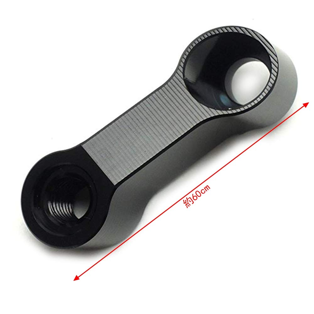 Держатель зеркала Beilike, Смещенный держатель, Универсальный алюминиевый, 0,4 дюйма (10 мм), Позитивный винт, 1,6 дюйма (40 мм)