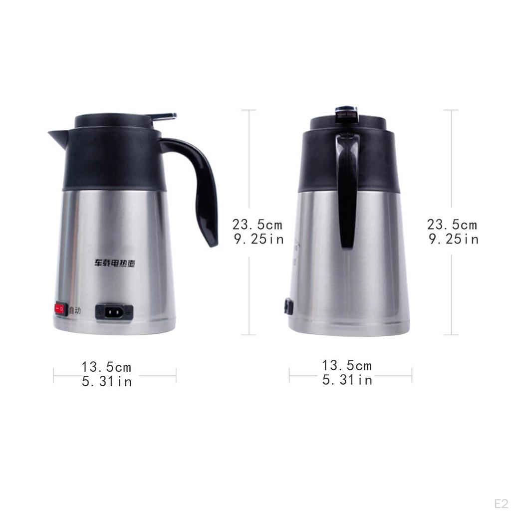Автомобильный электрический чайник 1,2 л портативный для воды для кемпинга на открытом воздухе