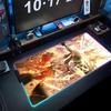 Augusta wuwa Коврик для мыши RGB Игровой коврик для мыши Большой светодиодный коврик Настольный коврик для ПК Светящийся коврик для мыши Большие коврики для клавиатуры Настольный ковер с подсветкой