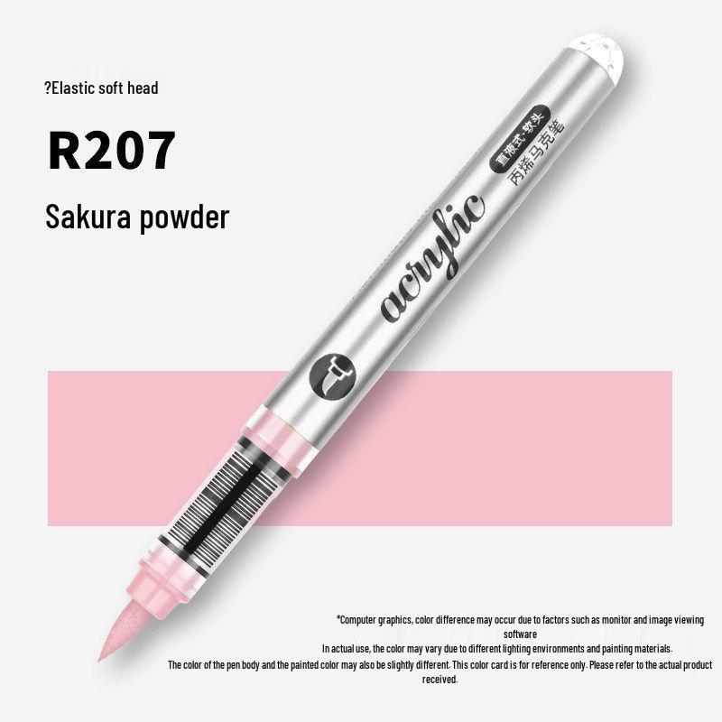 60-Color Soft Tip Acrylic Markers, Opaque & Layerable for Art Students, Watercolor Pens