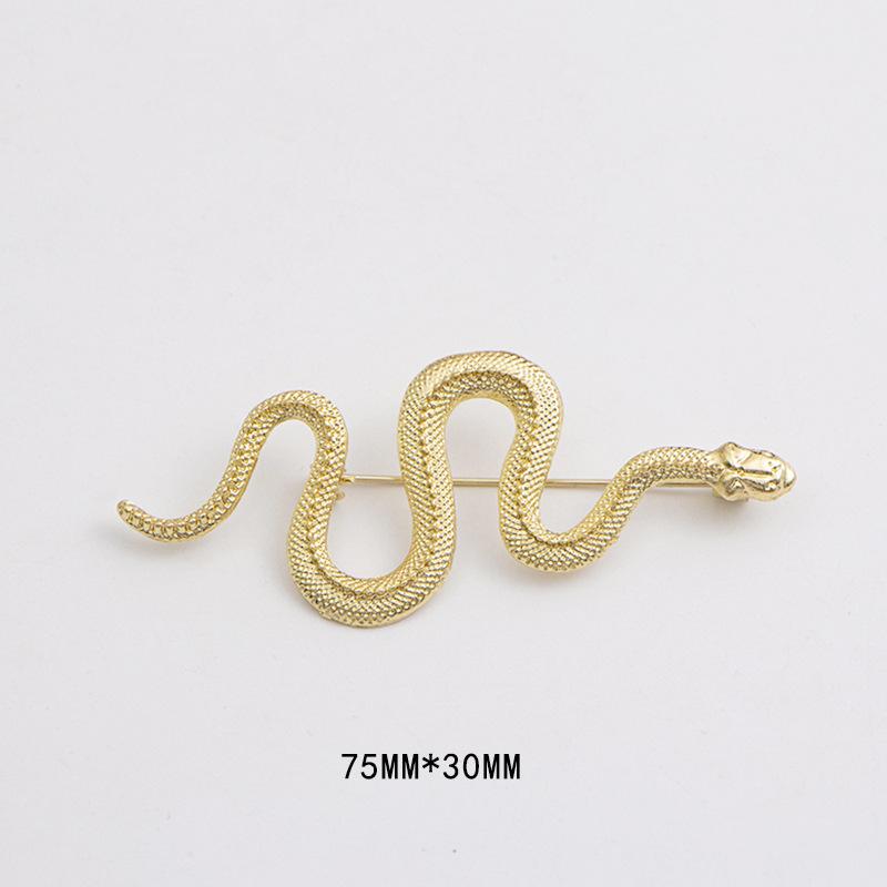 Холодная модная мужская и женская ретро-брошь в виде змеи, креативные персонализированные аксессуары для костюма, высококачественная металлическая брошь-булавка
