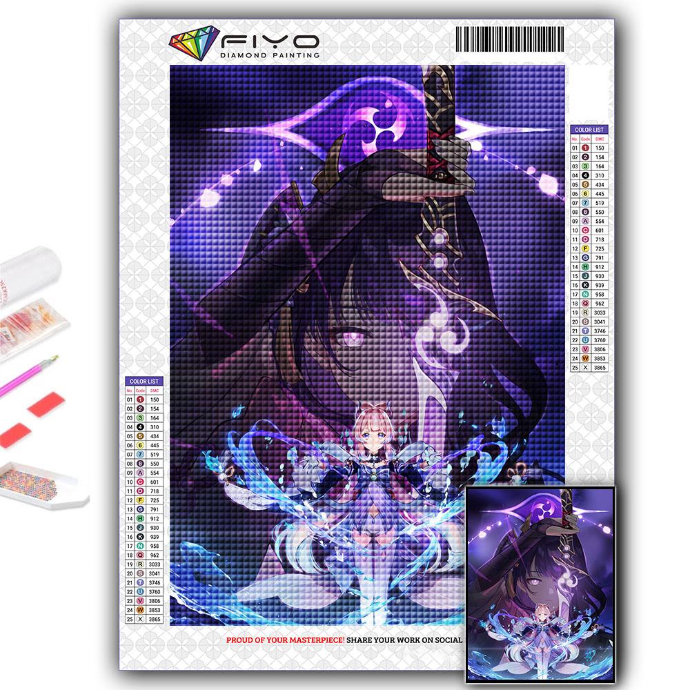 Алмазная картина Genshin Алмазная мозаика Ремесло Алмазная вышивка Картина