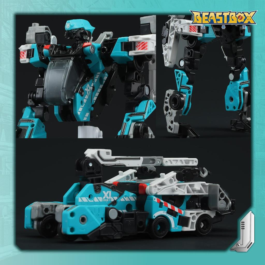 52TOYS BEASTBOX INFINITY Серия AMTS TOXOTES Трансформируемый Комбинируемый Полностью 3 Команда Спасателей Водитель Идеальный Подарок для и Коллекционеров IB-14 Фигурка, Робот,