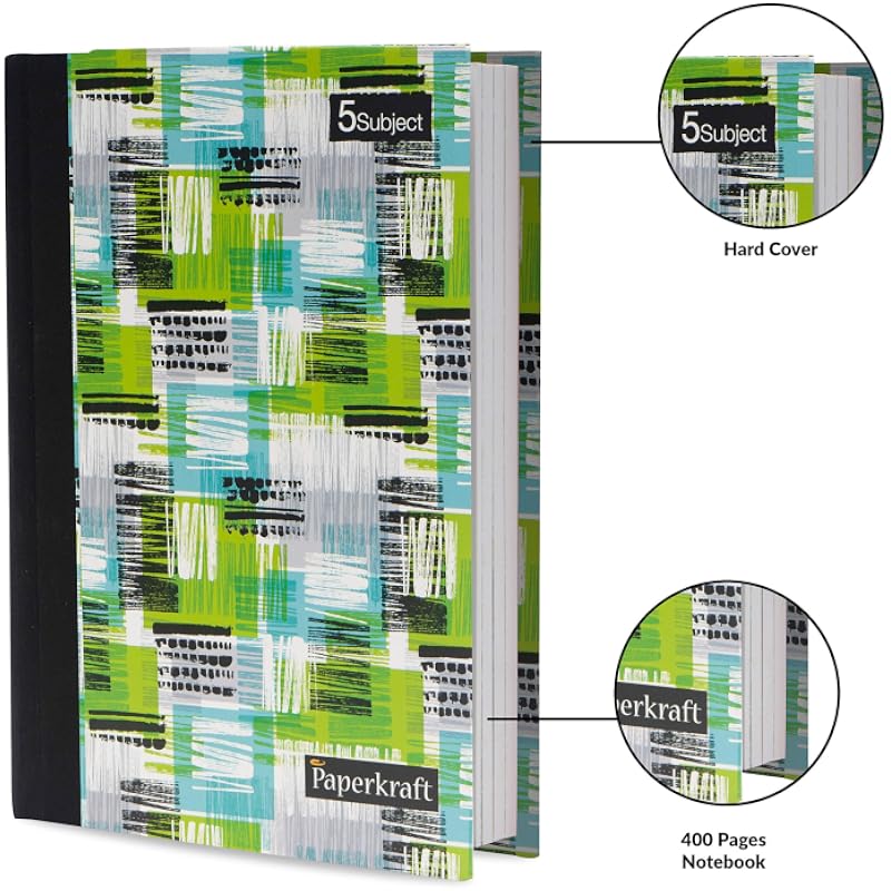 Блокнот Paperkraft Signature Series Executive - 210 мм x 148 мм, Твердая обложка, Однолинейный