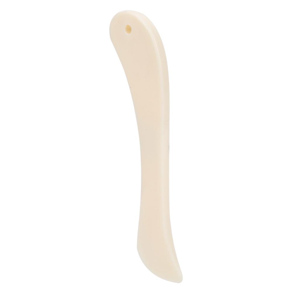 2pcs Plastic Leather Craft Tool White ABS Scoring Tool Leather Edge Folder Paper Crafting
