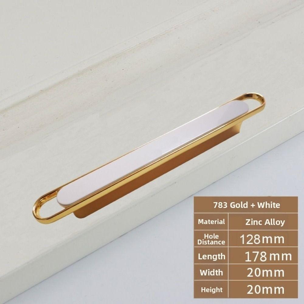 Nordic Style Drawer Cabinet Handle Matte Gold Furniture Hardware Simple Cabinet Door Knob