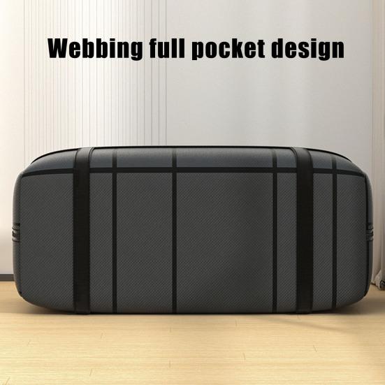 Большая водонепроницаемая сумка для хранения с усиленной ручкой, большой вместимостью, застежкой-молнией, складной конструкцией