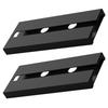 2Pcs Wine Glass Rack Under Cabinet Hanging Holder Space Saving Upside Down Wine Cup Organizer Kitchen Bar Cups Holder