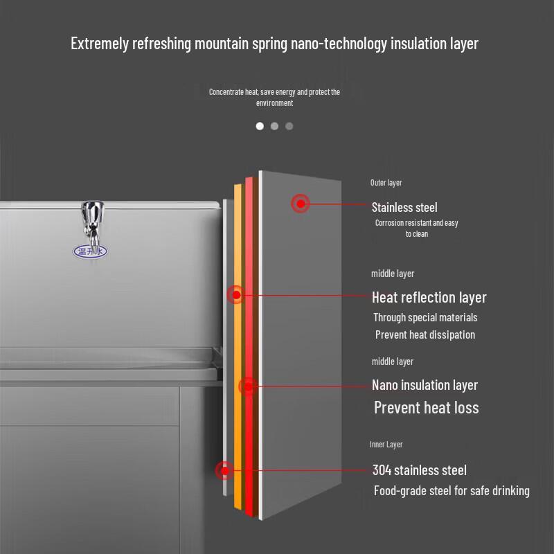 Commercial Ice and Hot Water Dispenser