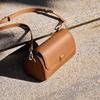 Qiao Lady Bag Women 2025 New Crossbody Bag Women's Bag Versatile Small Bag Fashion Single Shoulder Genuine Leather Cylinder Bag