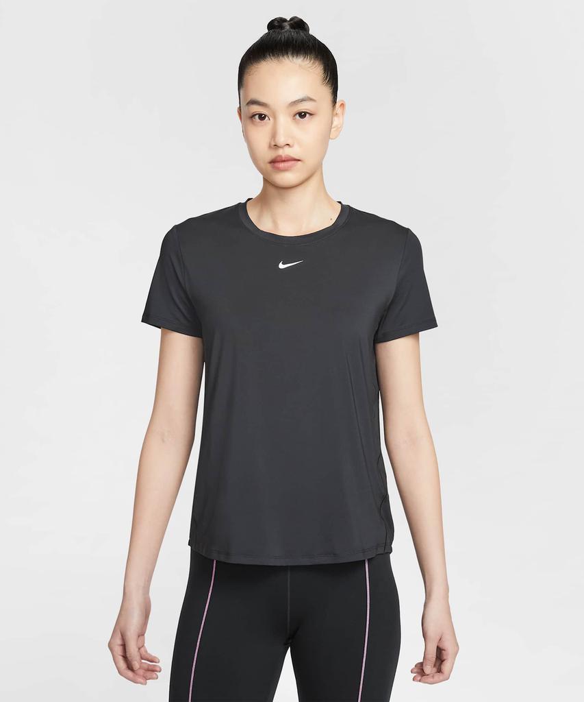NIKE One Classic Dry Fit Short Sleeve Top W - Black:White / Fn2799-013