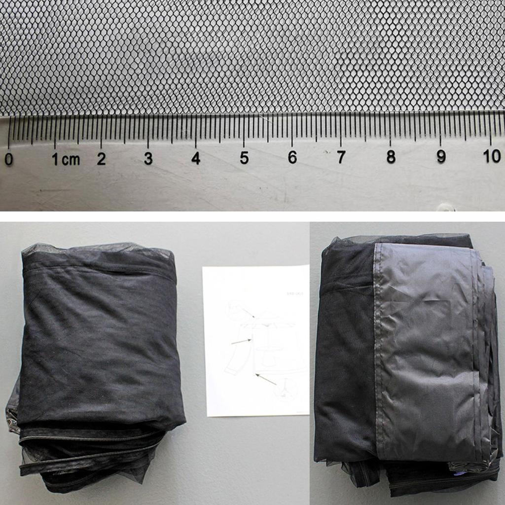 Сетчатый чехол для зонта на открытом воздухе из полиэстера, защитный экран от насекомых