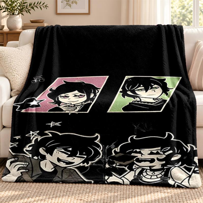 Ashley And Andrew blanket Flannel Blanket Soft Cozy Plush Throw for Sofa Bed Lightweight Home Decoration Outdoor camping
