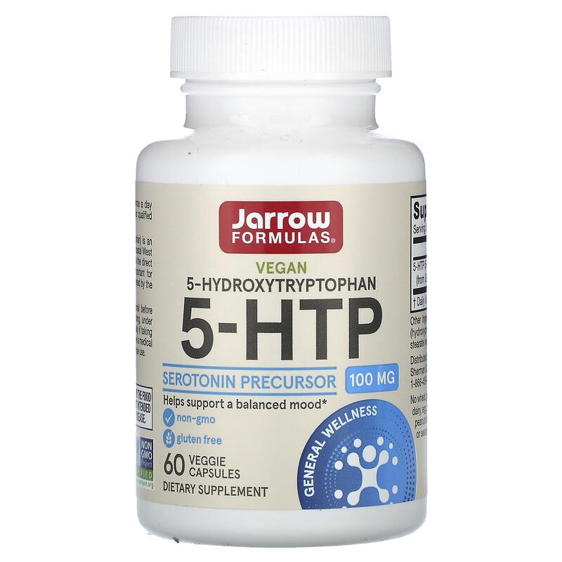 5-HTP, 100 mg, 60 Veggie Capsules