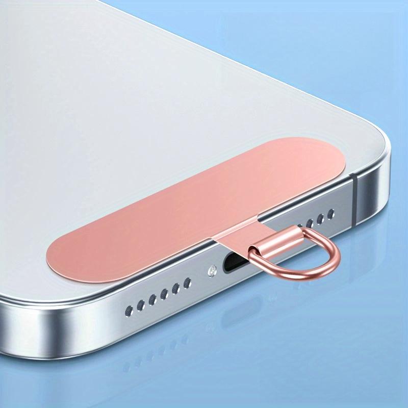 1 шт. Универсальный металлический ремешок для мобильного телефона, ультратонкий, из нержавеющей стали, фиксированный ремешок для мобильного телефона, аксессуары