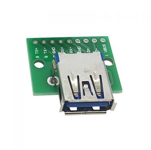 USB-штекер / MINI MICRO USB на DIP-адаптер, гнездовой разъем 2,54, тип B-C USB2.0 3.0, преобразователь для печатной платы, гнездо