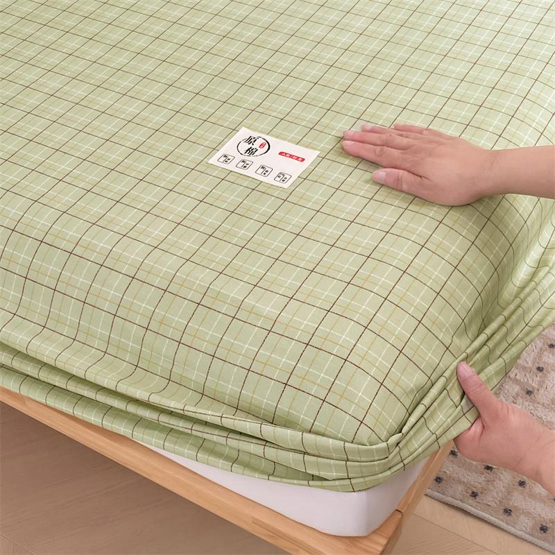 Однослойная простыня на подкладке из стираного хлопка и льна типа A Защитная простыня для матраса Simmons(Не включать наволочки)