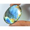 26X37MM Natural Labradorite Purple Spectrolite Oval Cabochon Loose Gemstone SK-3270