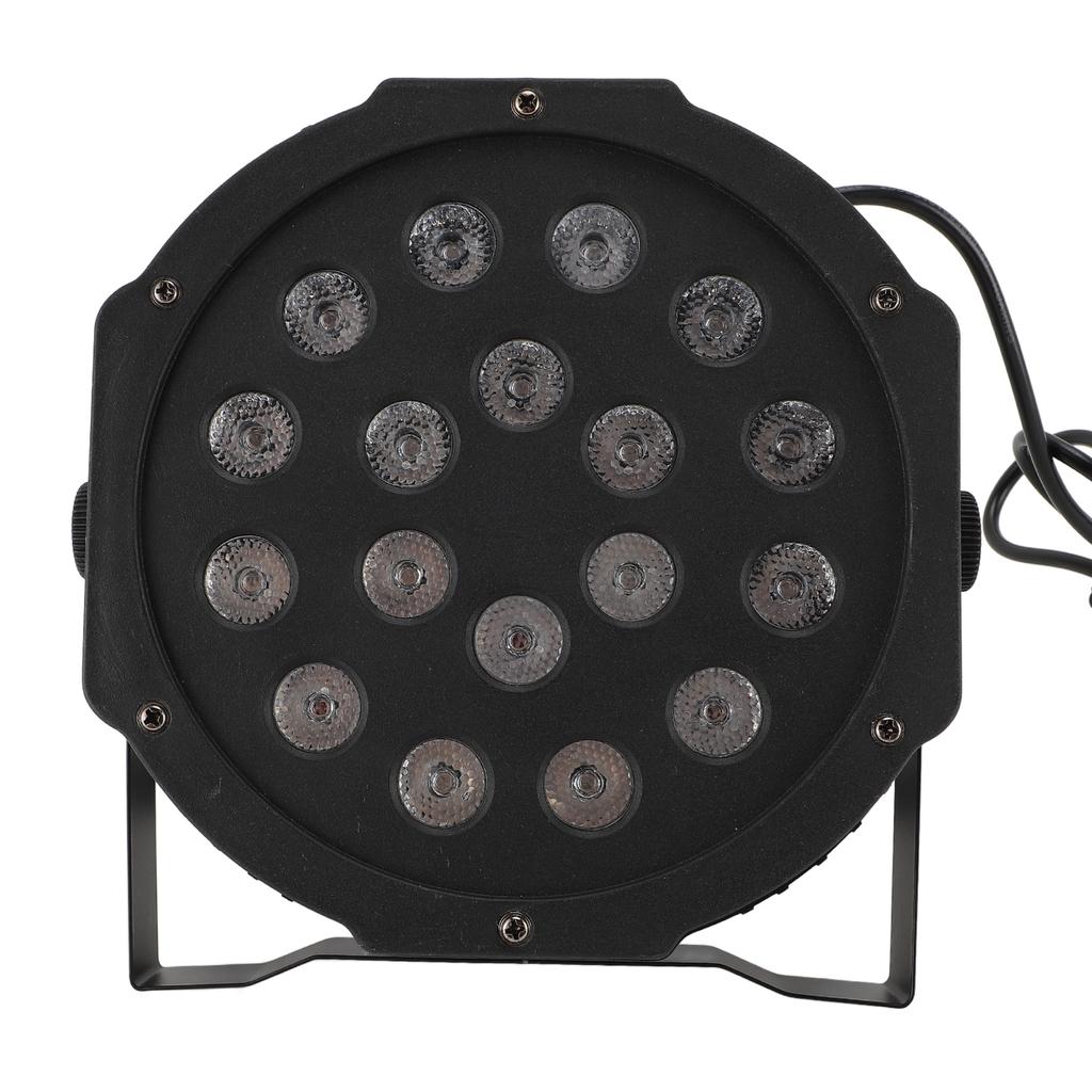 Светодиодный сценический свет 18 X 1 Вт, звуковая активация, управление DMX 512, RGB, Par Can Light для вечеринки, свадьбы, клуба