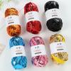Shiny Faux Leather Yarn Elastic Crochet Yarn Craft Supplies Knitting Yarn  Sewing