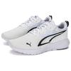 Puma All-Day Active Logo Power Comfortable Breathable Fabric Non-Slip Wear-Resistant Low-Top Running Shoes Unisex Running Shoes White Black 389203-01
