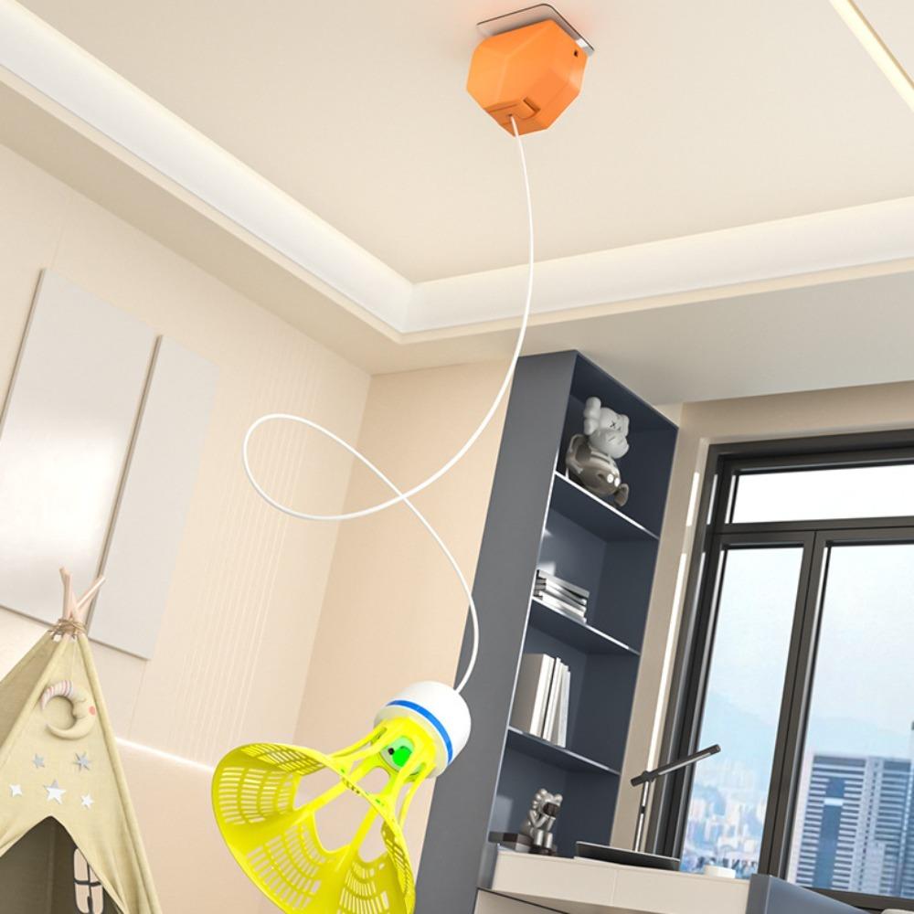 1 Set Spin Electric Badminton Trainer Self Training Shuttlecock For Kids & Adult