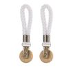 4Pcs Braided Small Woven Rope Clamps Wear-resistant Hand Towel Hanger Towel Hanging Clips  Laundry