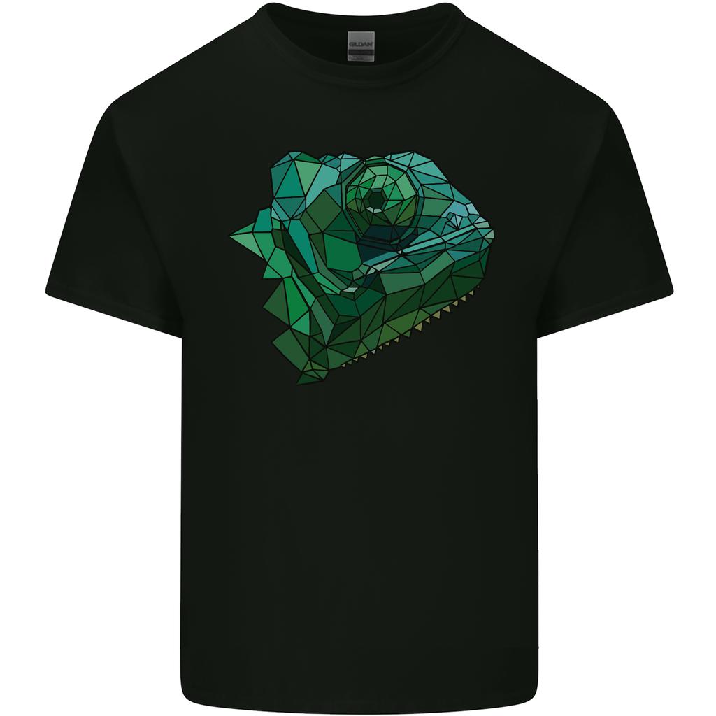 A Polygonal Chameleon Unisexs Light Cotton TShirt
