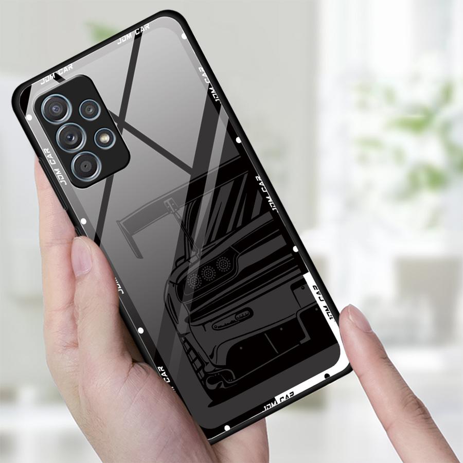 Японский кейс для дрифт-автомобиля для Samsung Galaxy A51 A52 A14 A30 A15 A50 A73 A34 A56 A35 A25 A36 A71 A13 A20 A21 A06 A12 A10 A16 A02