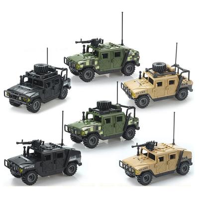 Вторая мировая война Вторая мировая война Армия Военные Солдаты Полиция SWAT Бронеавтомобиль DIY Строительные блоки Кирпичи Детские игрушки Рождественский подарок