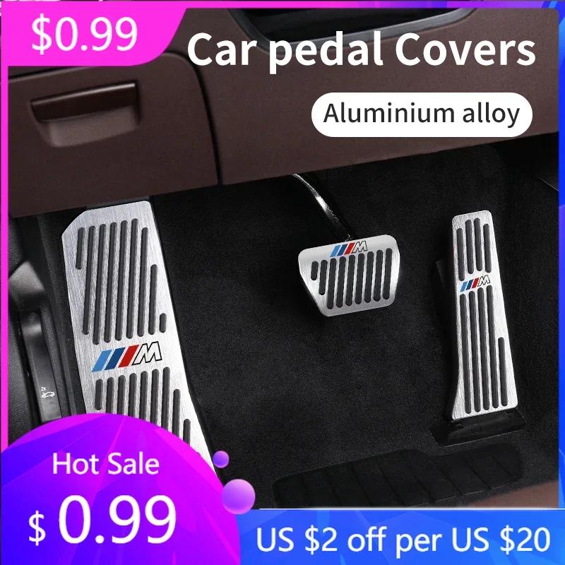 Новые Накладки на Педали Тормоза, Газа и Подставку для Ноги Для BMW 3 5 серии E39 E46 E87 E90 E91 F10 F30 F20 F25 F01 X5 X3 M4 Автомобильные Аксессуары