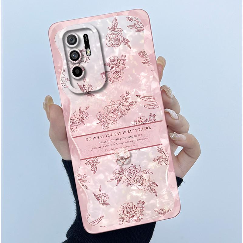 Funda For Oppo A94 5G CPH2211 Case Capa Simplicity Flower Soft Matte Silicone Bumper For Oppo Reno 5Z Reno5 Z 5 Z 5G Back Cover