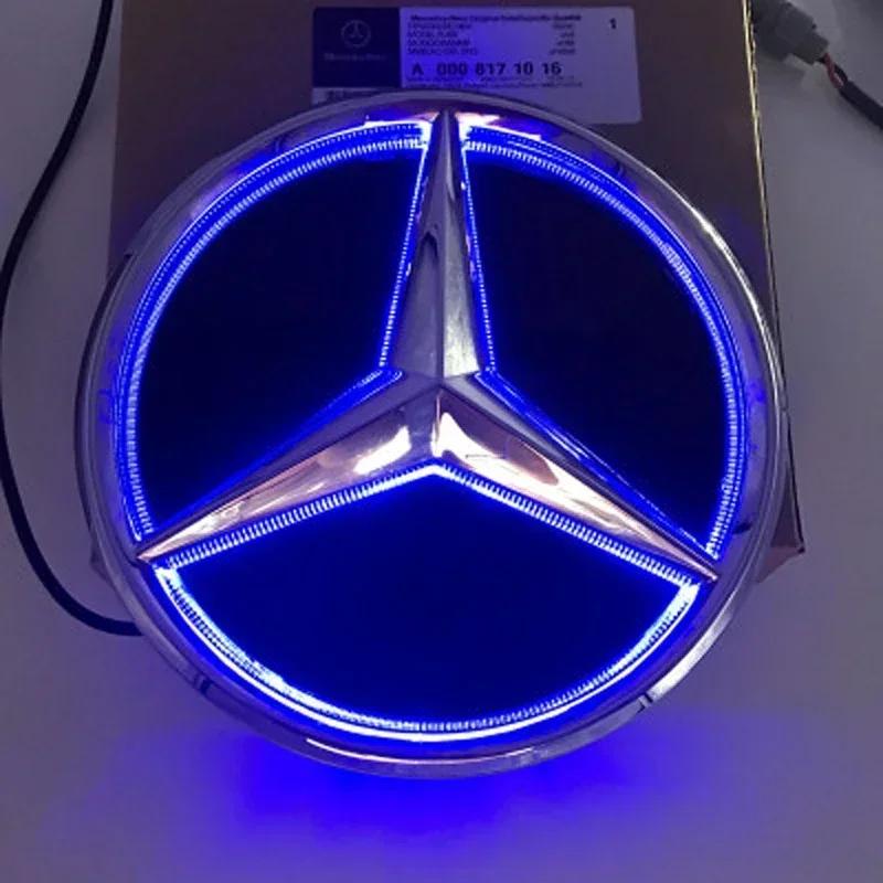 2025 Hot LED Car Front Logo Emblem Grille Badge Light for Mercedes Benz W156 W204 W205 W210 W211 W212 C E Class GLA GLK ML GLE