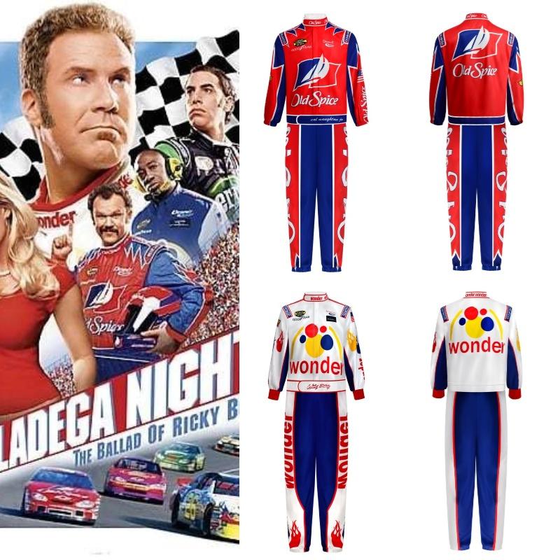 Футболка с коротким рукавом Tardega Night Ricky Bobby из дышащего полиэстера для гонок.