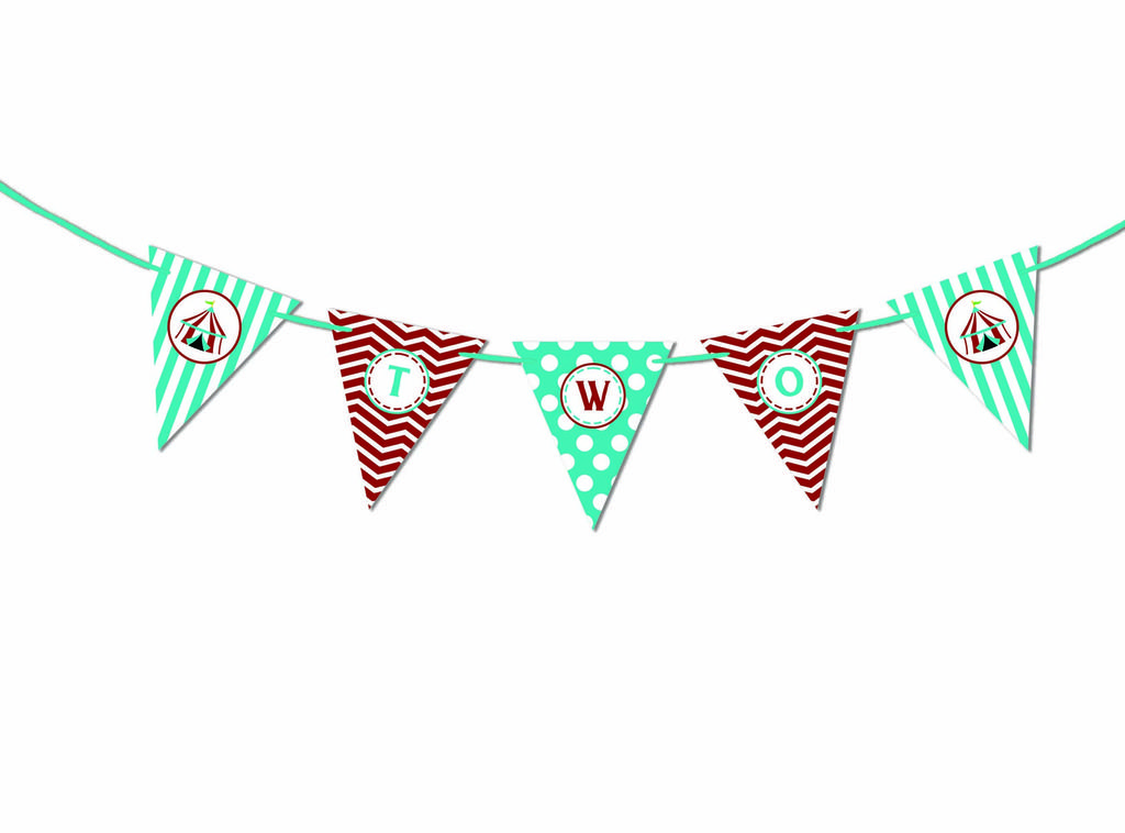 Inkdotpot Birthday Party Decorations Happy Birthday Party Garland Baby Boy Or Girl Gender Neutral Pennant Banner