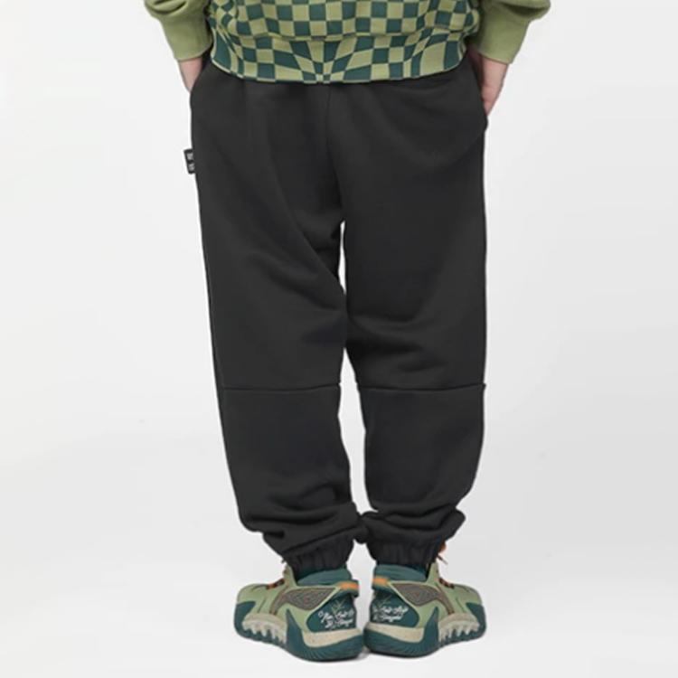 Li Ning Badfive Loose Fit Sports Pants With Print Men Bottoms Black AKLRG21-2