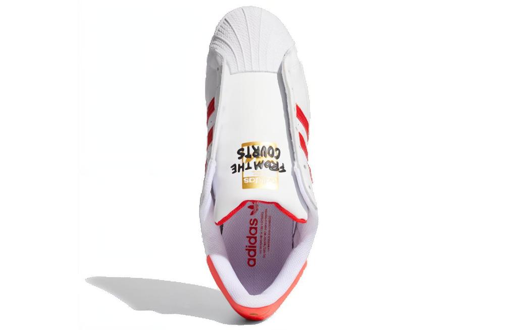 adidas Superstar Laceless 'White Team Collegiate Red' FV2803