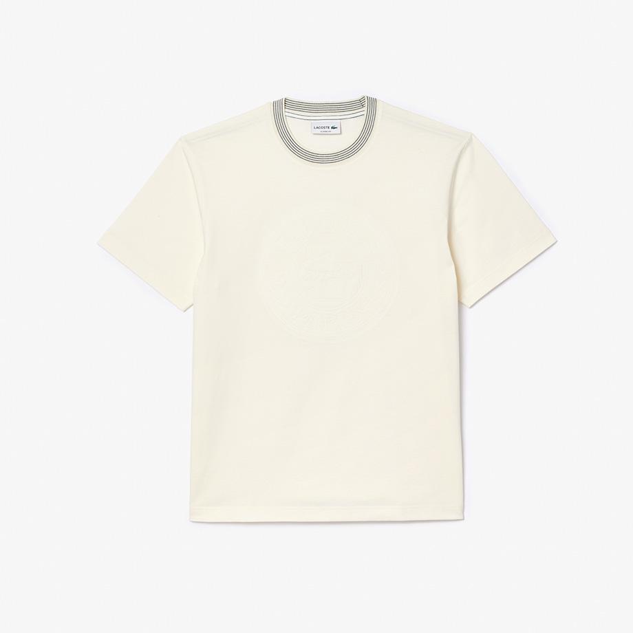 Lacoste Мужская футболка с коротким рукавом и большим графическим принтом Shadow TH0124-55GARS
