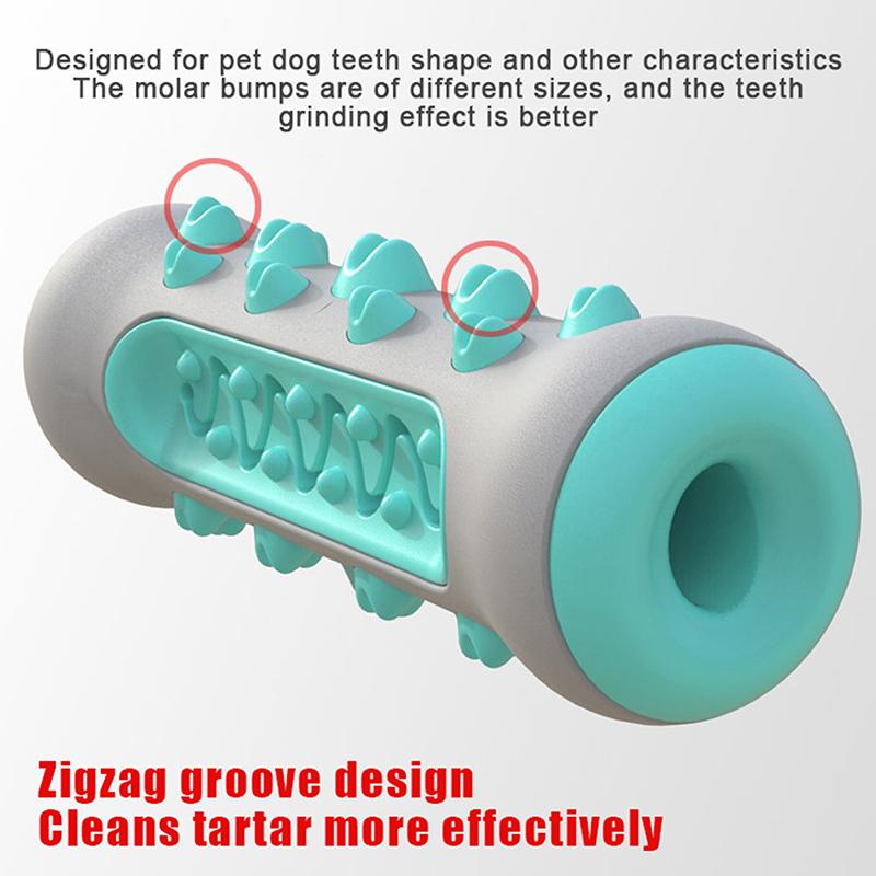 1*Rubber Dog Molar Toothbrush Toys Chew Cleaning Teeth Safe Puppy Dental Care Soft Pet Cleaning Toy Supplies Pet Accessories 1PC