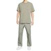 Nike Спортивная одежда Swoosh Premium Essentials Минималистичная мода Универсальная Классическая Футболка с карманом и коротким рукавом Мужская одежда Топы Светло-армейский-зеленый DQ9296-320