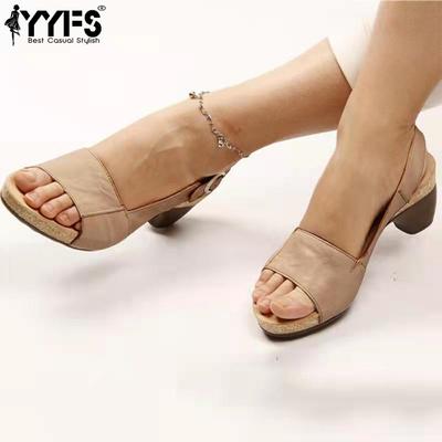 Независимая станция Новые летние женские сандалии-рыбий рот для пляжа, женская обувь большого размера