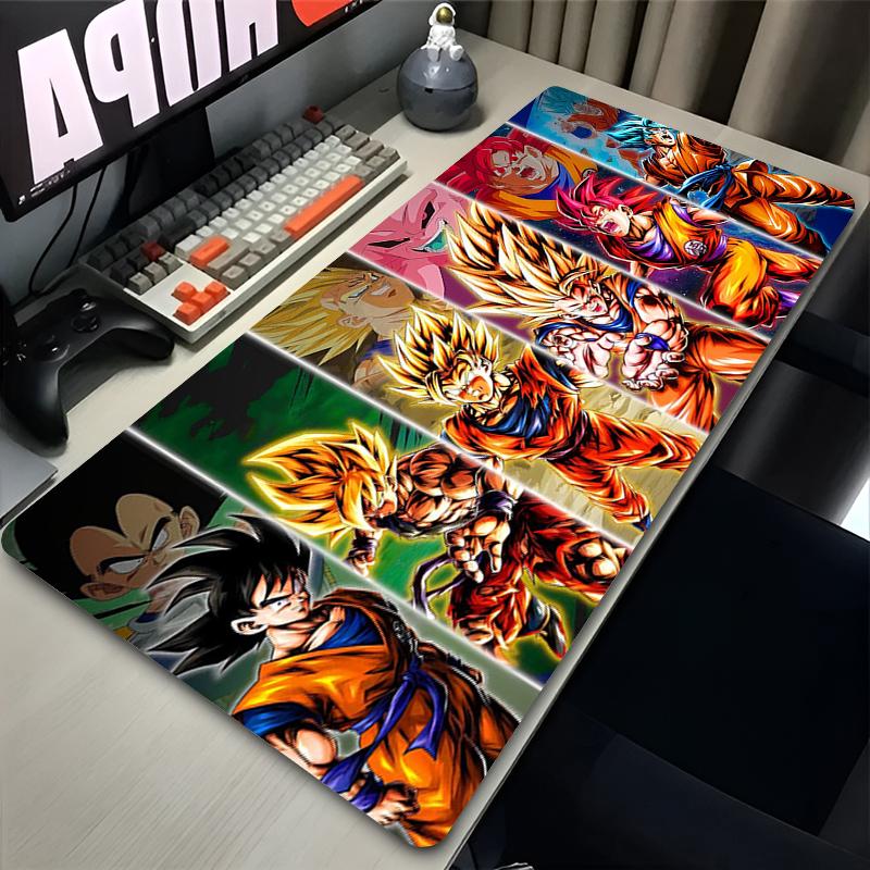 Dragon Ball Z Mouse Pad DBZ Rug XL Lockedge Large Gaming Accessories Computer Gamer Keyboard Mouse Mat Desk Mousepad For Csgo