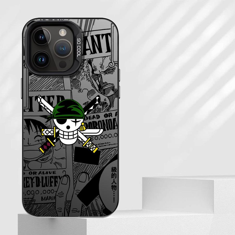 Soft Shell Case for iPhone 18 11 12 13 Pro Max 14 15 16 Plus 16e One Piece Bone Logo
