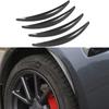4PCs Car Modification Decorative Strip Fender Flares Mud Flap Splash Guards Arch Wheel Eyebrow Lip For Tesla Model