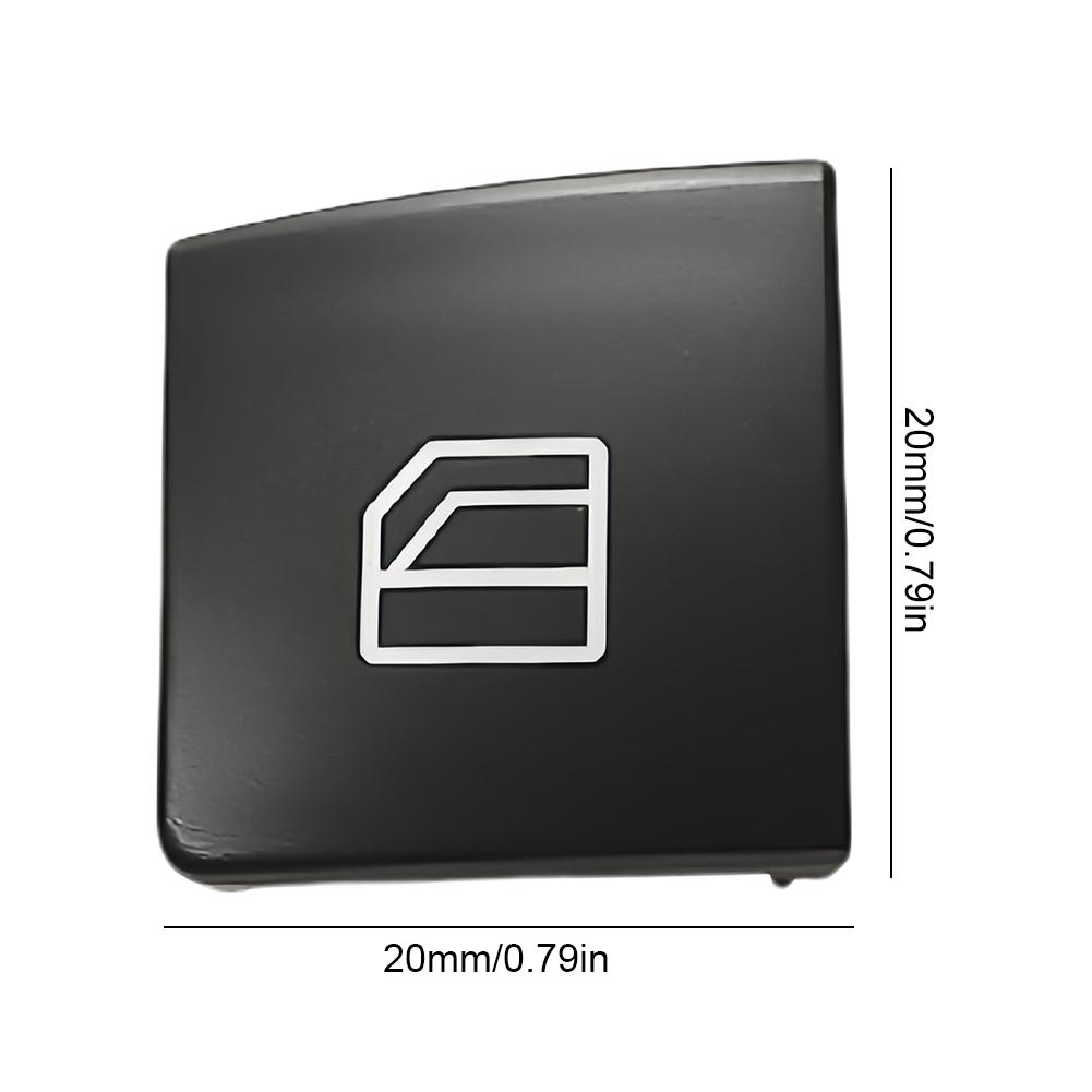 Car Window Lifting Button Car Glass Lift Power Window Switch Button Cover Caps for Mercedes Benz C GLK E Class W204 X204 W212