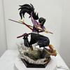 28cm Demon Slayer Kokushibou Anime Figure Tsugikuni Michikatsu Action Figure Kimetsu No Yaiba Figurine Adult Model Doll Toys