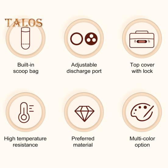 Glass Spice Jar with Spoon Locking Design Airtight Lid Multifunctional Seasoning Container for Spices Salt Sugar