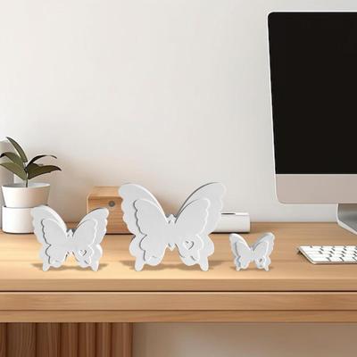 Большие, средние и маленькие бабочки украшения силиконовые формы весенние бабочки украшения гипсовая форма капающий клей форма