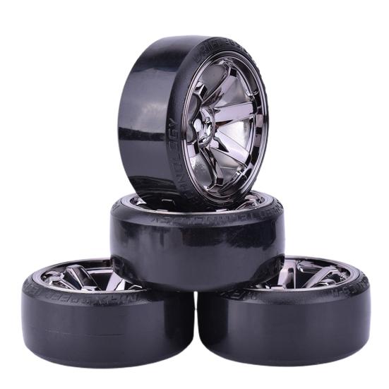 4 шт. Яркие цветные легкие хорошие высокопрочные 1/10 автомобильные шины с дистанционным управлением запасные части игрушечные шины для автомобиля