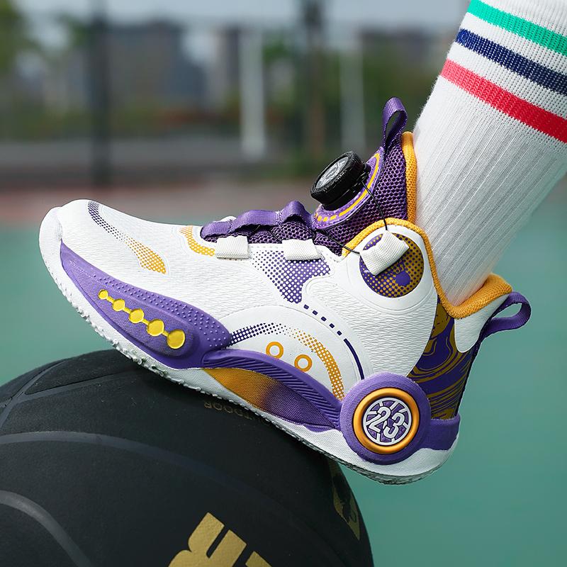 31-40 Детская и подростковая обувь больших размеров Удобная Удобная Модная Спортивная обувь Высокие баскетбольные кроссовки